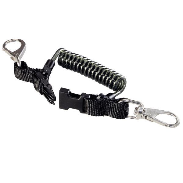 SP-8A (Stainless Wire-Reinforced Coil Lanyard)