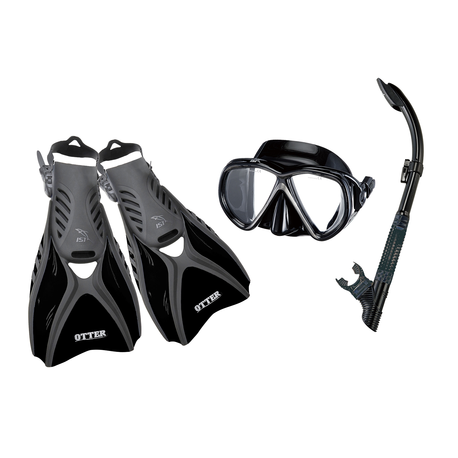 IST CF-02 (Snorkeling Combo Mask, Snorkel, Fin Set)