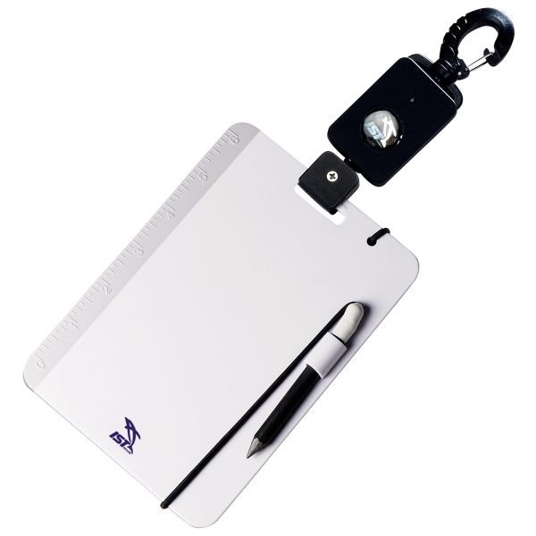 WR6 UNDERWATER SLATE WITH LOCKING RETRACTOR AND RULER