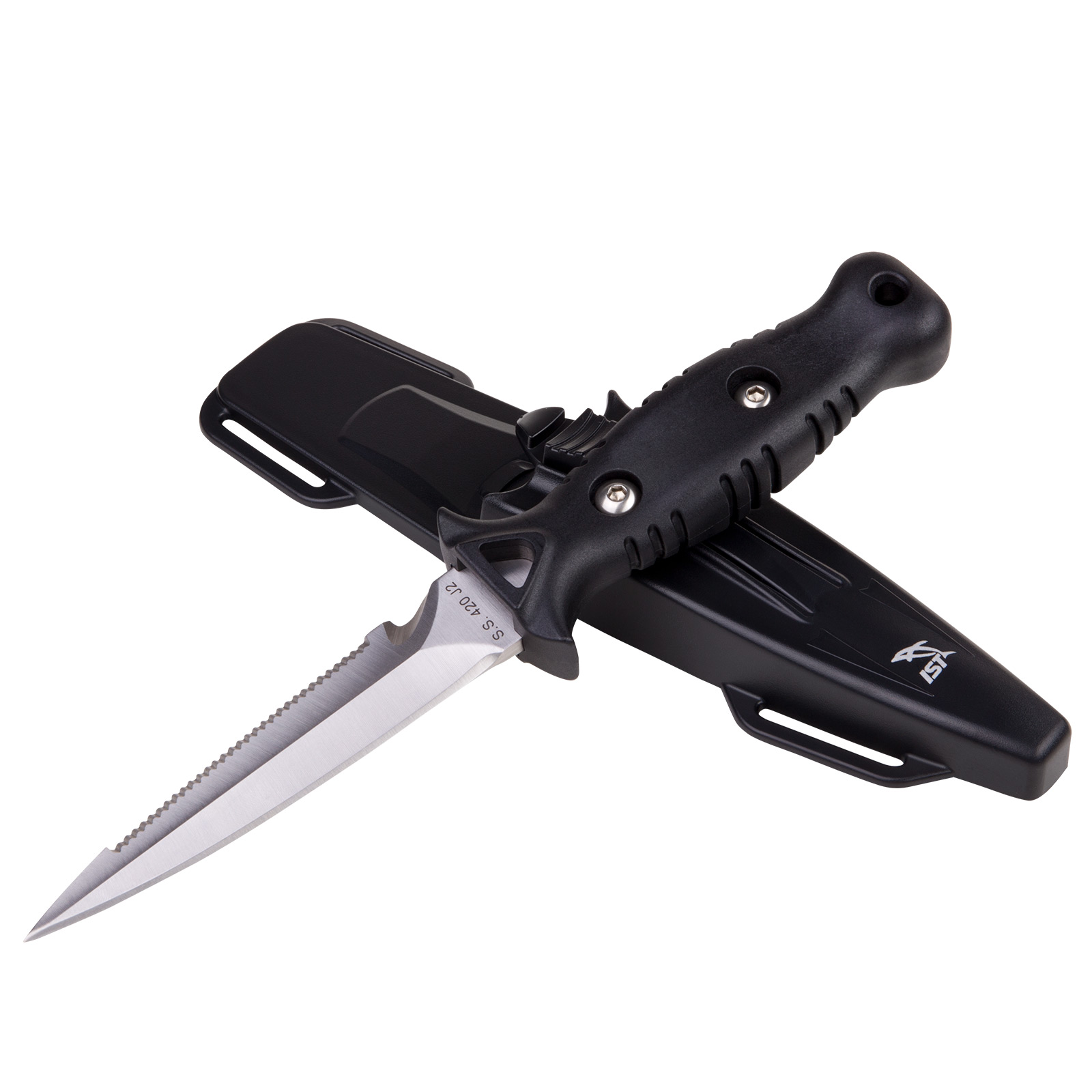 IST K-21 DUAL EDGE SPEARFISHING & DIVING KNIFE - Image 1